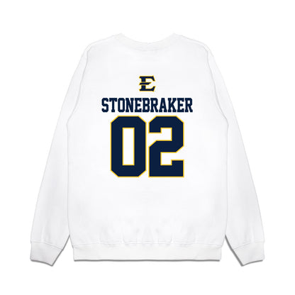 East Tennessee State - NCAA Softball : Talya Stonebraker - USA Premium Crewneck Sweatshirt-1