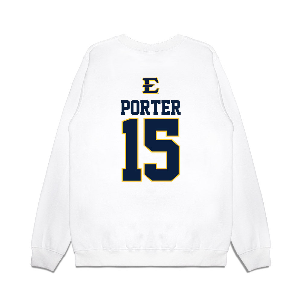East Tennessee State - NCAA Softball : Hailey Porter - USA Premium Crewneck Sweatshirt-1