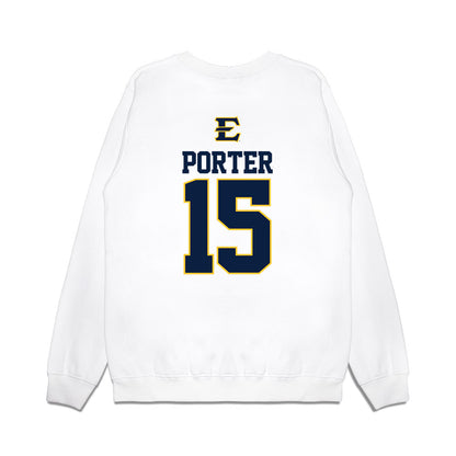 East Tennessee State - NCAA Softball : Hailey Porter - USA Premium Crewneck Sweatshirt-1