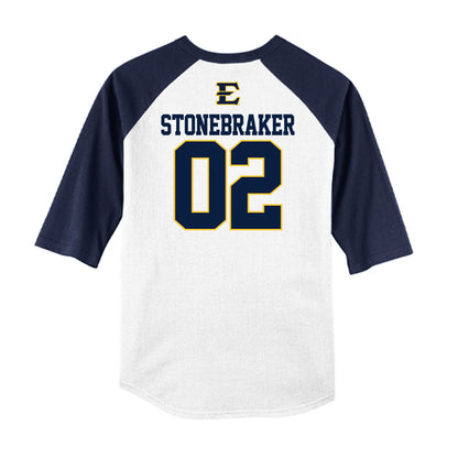 East Tennessee State - NCAA Softball : Talya Stonebraker - USA Raglan Shirt-1