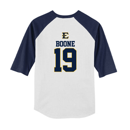 East Tennessee State - NCAA Softball : Whitney Boone - USA Youth Raglan T-Shirt-1