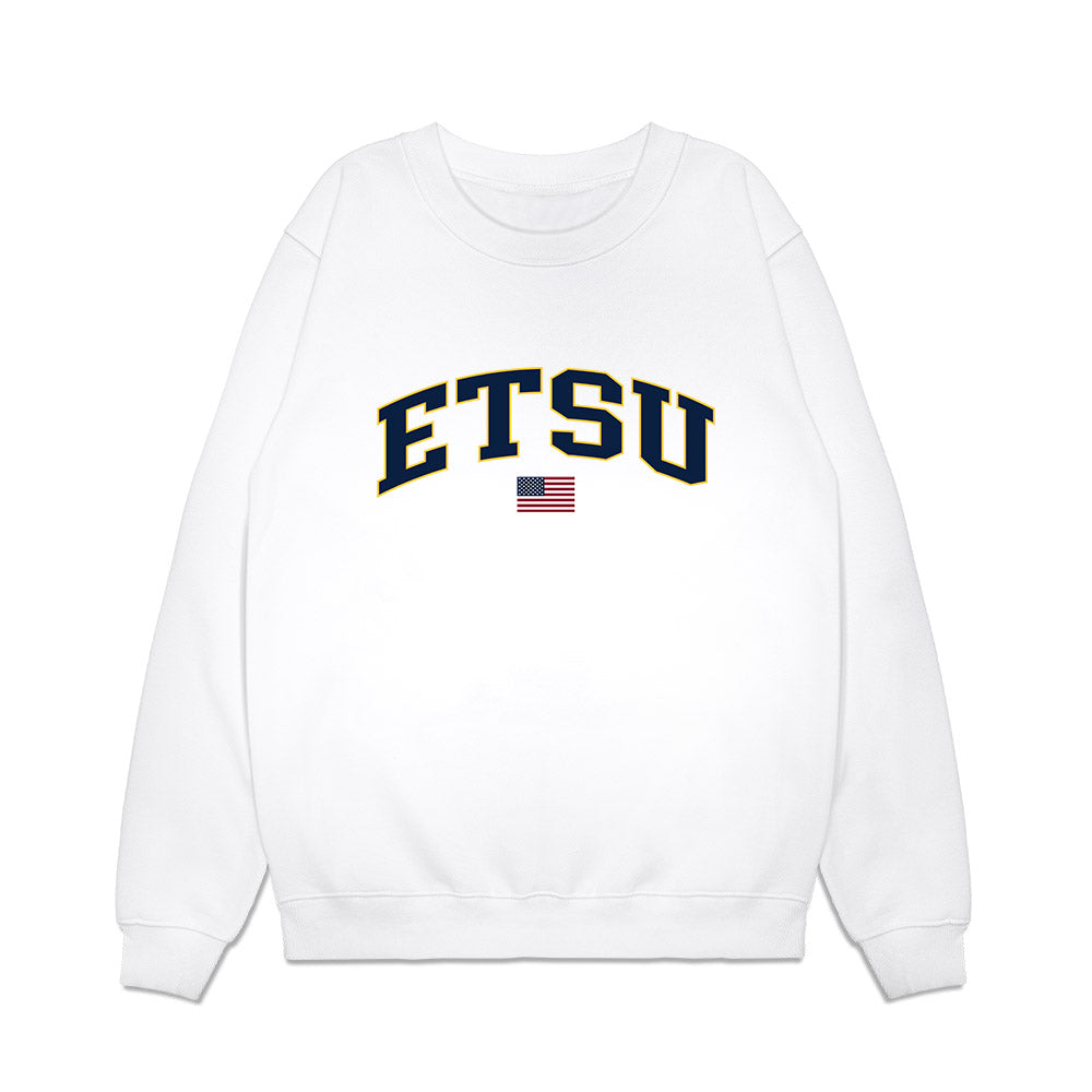 East Tennessee State - NCAA Softball : Kaela Ciarletta - USA Premium Crewneck Sweatshirt-0