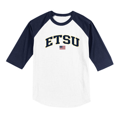 East Tennessee State - NCAA Softball : Grace Vaughn - USA Raglan Shirt-0