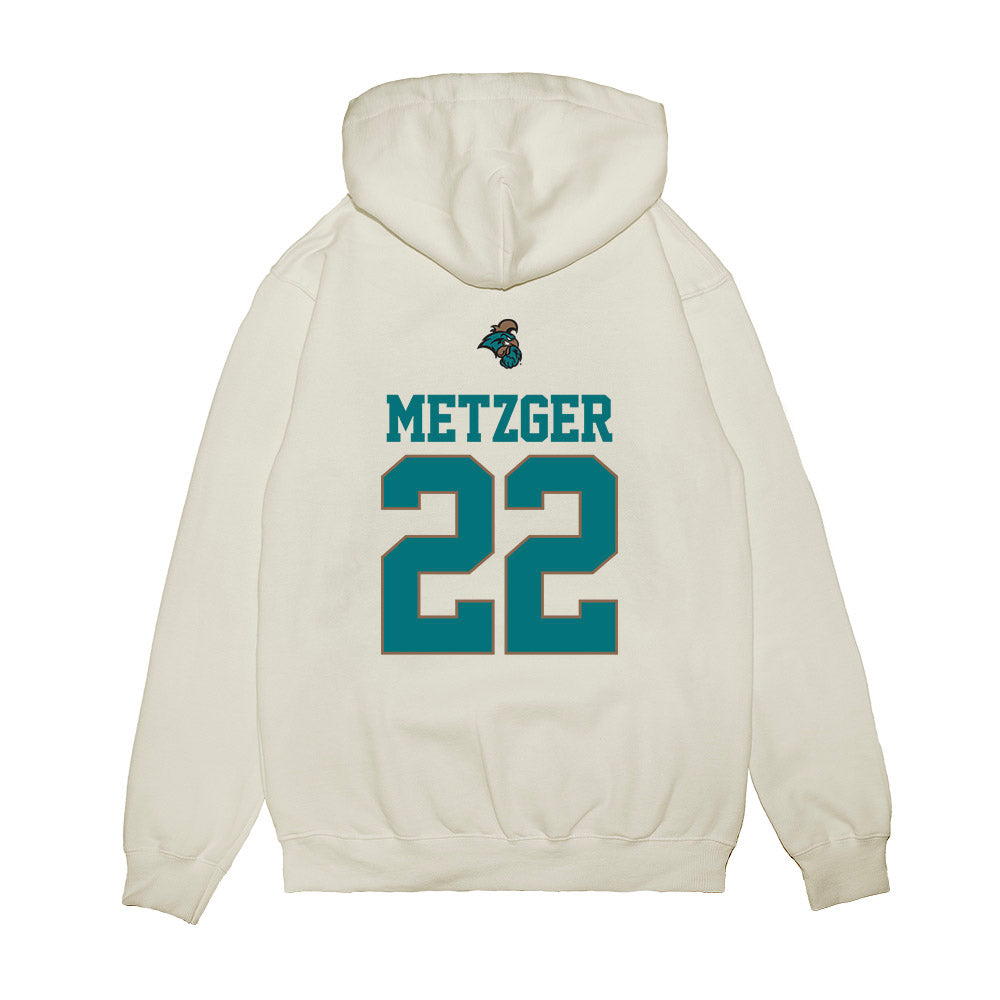 Coastal Carolina - NCAA Softball : McKennah Metzger - USA Premium Hooded Sweatshirt-1