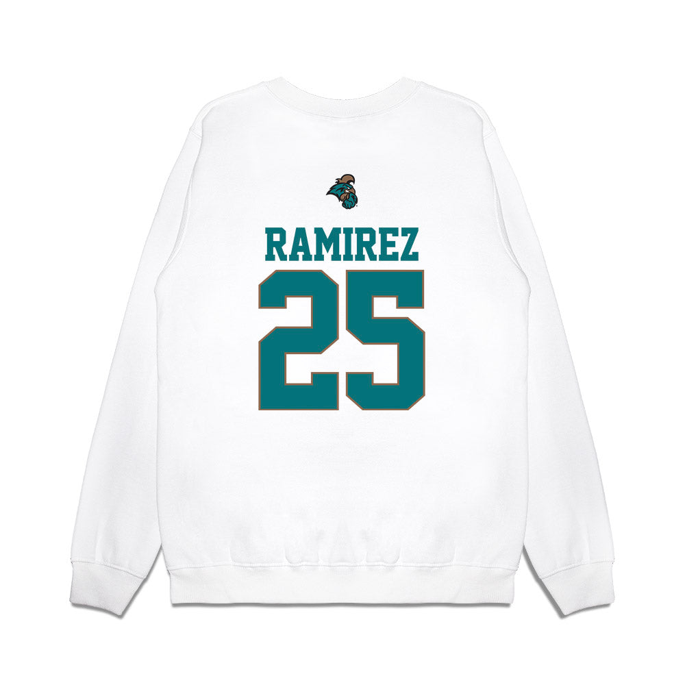 Coastal Carolina - NCAA Softball : Izzy Ramirez - USA Premium Crewneck Sweatshirt-1