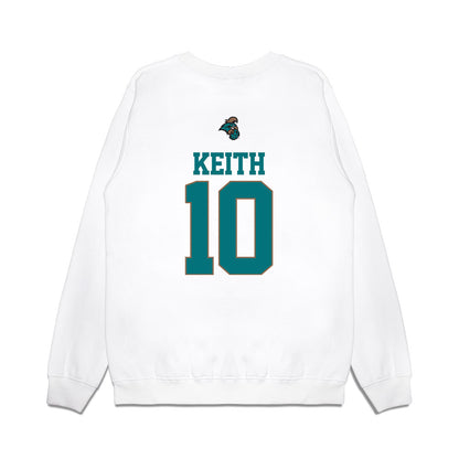 Coastal Carolina - NCAA Softball : Delaney Keith - USA Premium Crewneck Sweatshirt-1