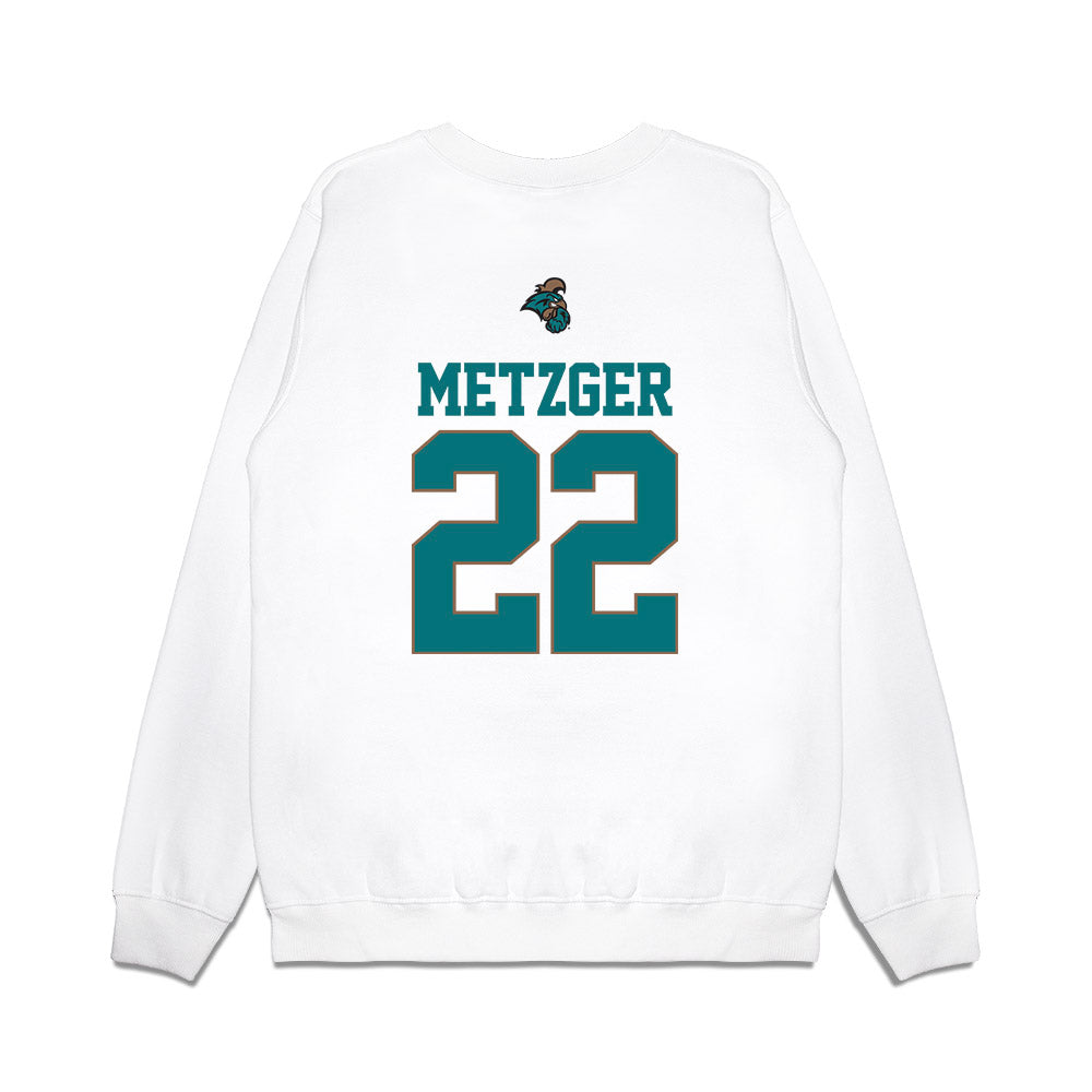 Coastal Carolina - NCAA Softball : McKennah Metzger - USA Premium Crewneck Sweatshirt-1