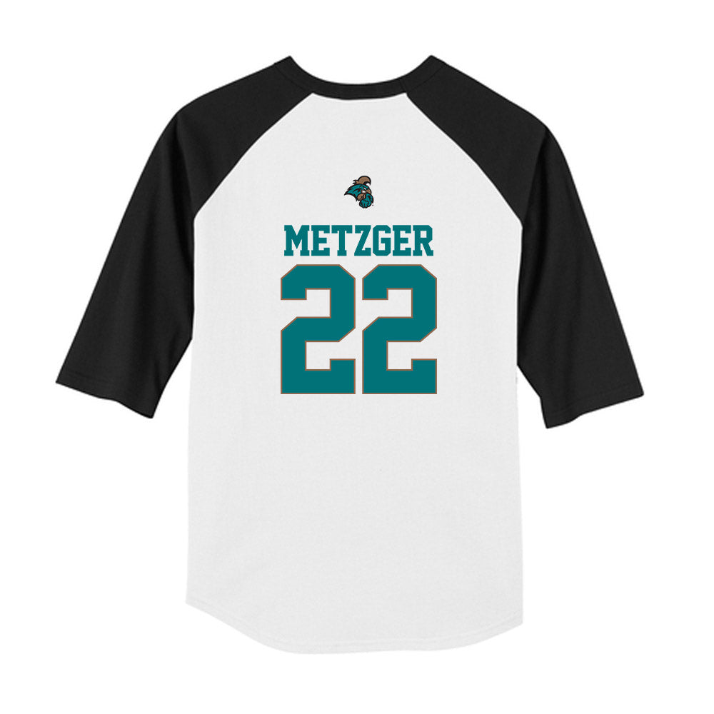Coastal Carolina - NCAA Softball : McKennah Metzger - USA Youth Raglan T-Shirt-1