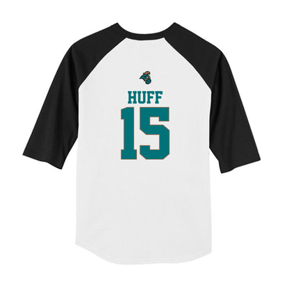Coastal Carolina - NCAA Softball : Bailey Huff - USA Youth Raglan T-Shirt-1