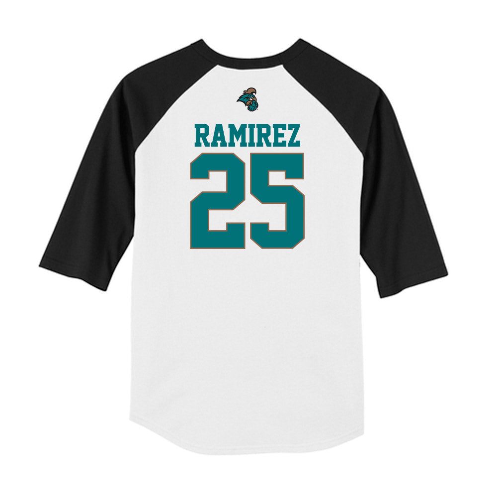 Coastal Carolina - NCAA Softball : Izzy Ramirez - USA Raglan Shirt-1