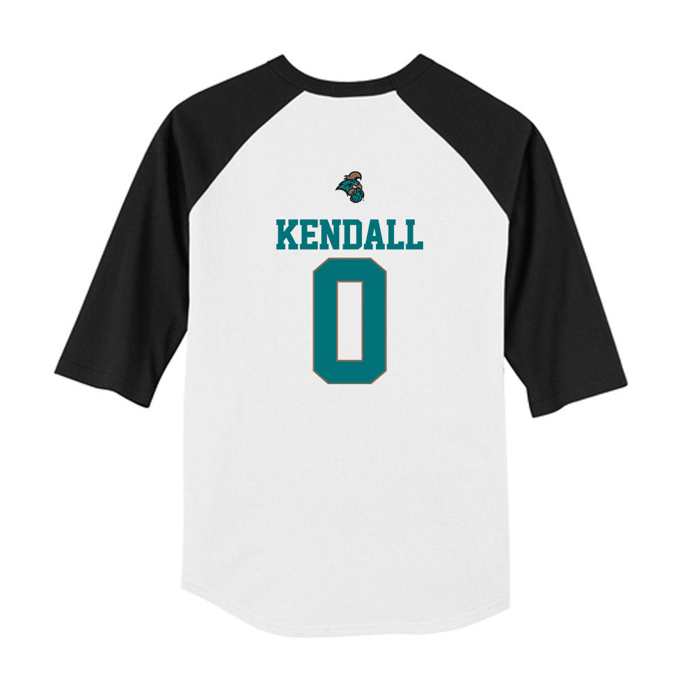 Coastal Carolina - NCAA Softball : Leah Kendall - USA Youth Raglan T-Shirt-1