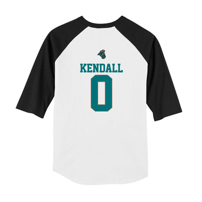 Coastal Carolina - NCAA Softball : Leah Kendall - USA Youth Raglan T-Shirt-1