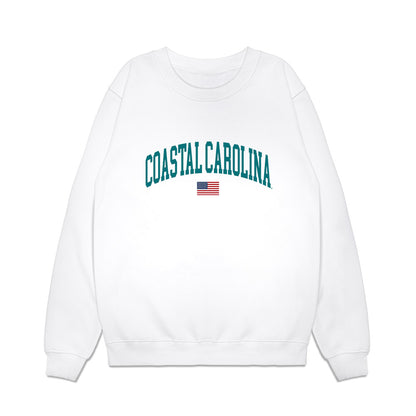 Coastal Carolina - NCAA Softball : Izzy Ramirez - USA Premium Crewneck Sweatshirt-0