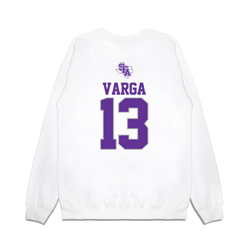 SFA - NCAA Softball : Jamie Varga - USA Premium Crewneck Sweatshirt-1