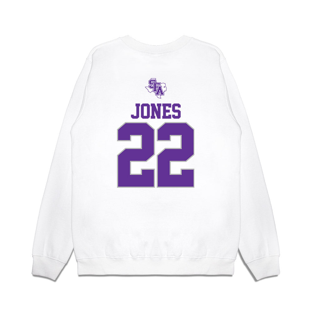 SFA - NCAA Softball : Malia Jones - USA Premium Crewneck Sweatshirt-1