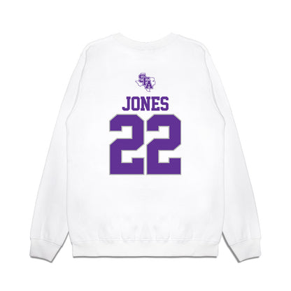 SFA - NCAA Softball : Malia Jones - USA Premium Crewneck Sweatshirt-1