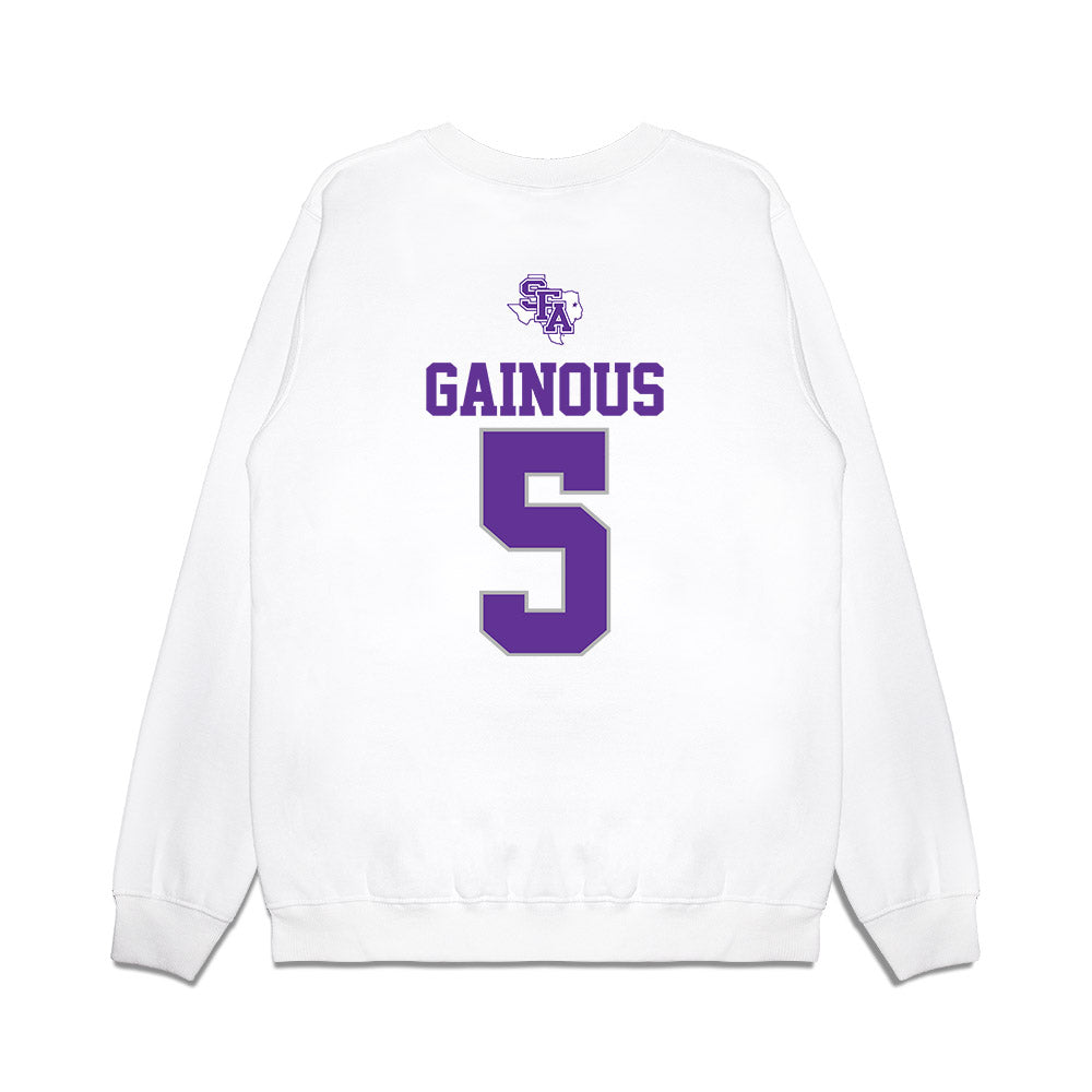 SFA - NCAA Softball : Brooke Gainous - USA Premium Crewneck Sweatshirt-1