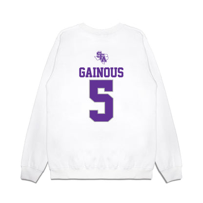 SFA - NCAA Softball : Brooke Gainous - USA Premium Crewneck Sweatshirt-1