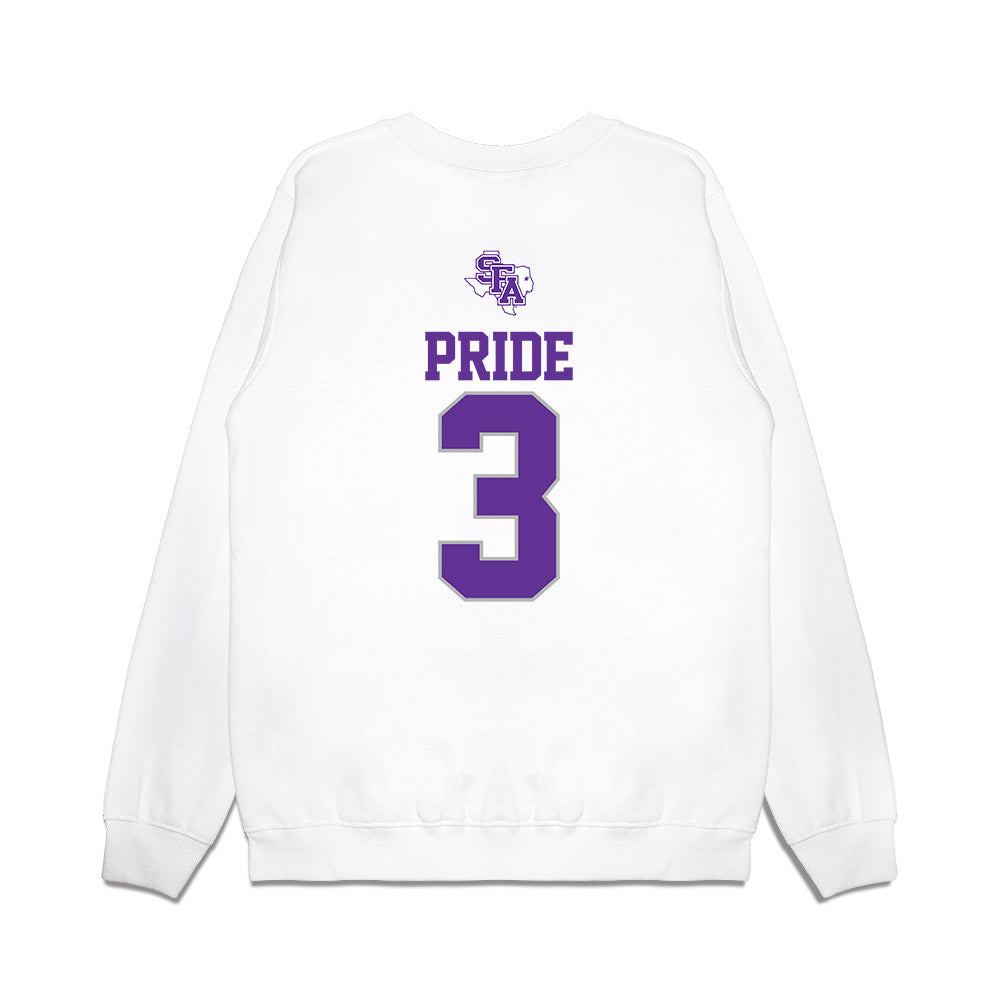SFA - NCAA Softball : Kara Pride - USA Premium Crewneck Sweatshirt-1