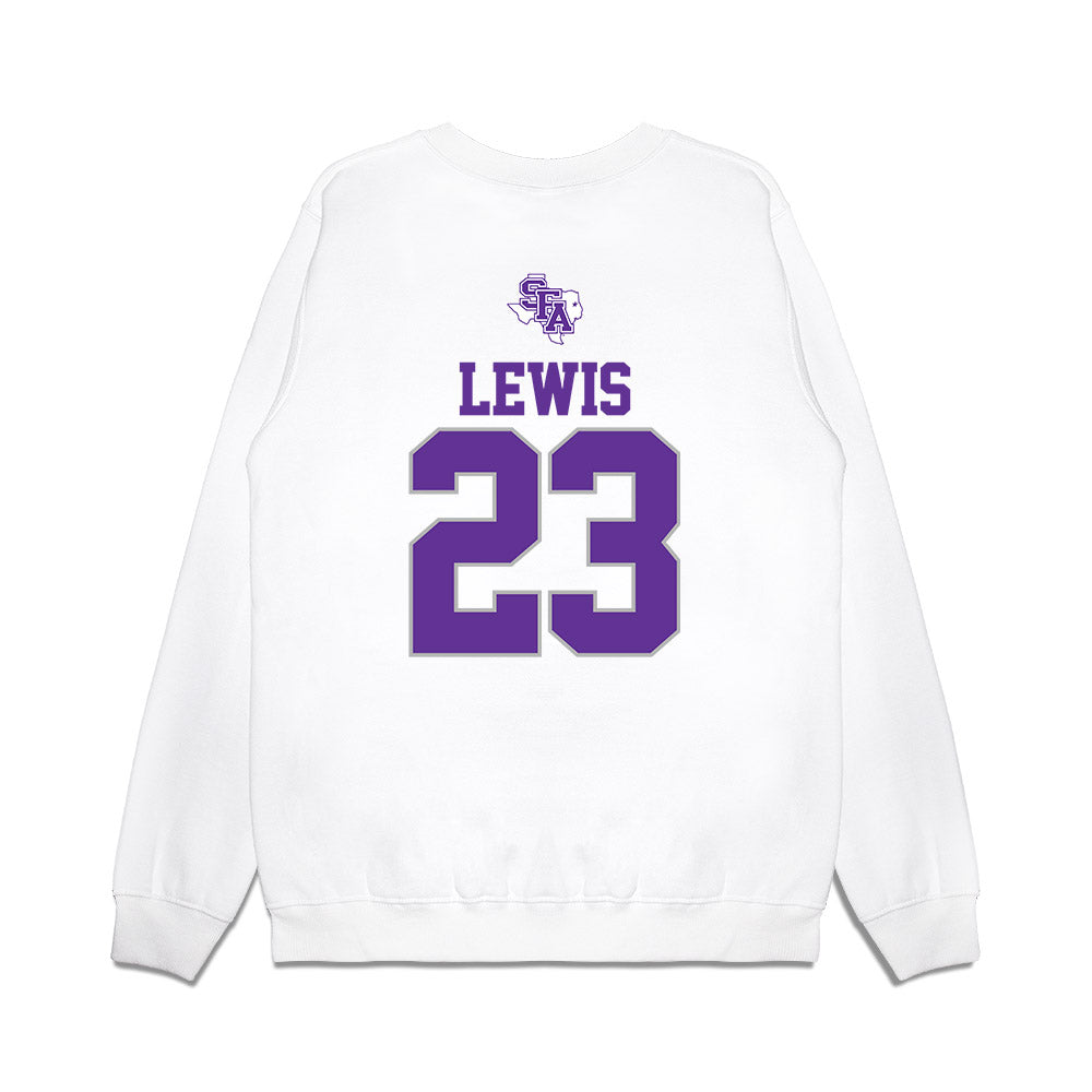 SFA - NCAA Softball : Gianna Lewis - USA Premium Crewneck Sweatshirt-1
