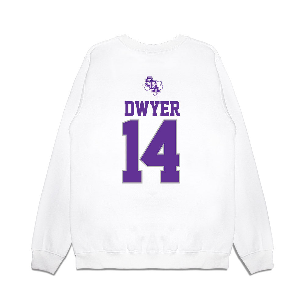 SFA - NCAA Softball : Mallory Dwyer - USA Premium Crewneck Sweatshirt-1