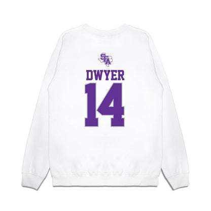 SFA - NCAA Softball : Mallory Dwyer - USA Premium Crewneck Sweatshirt-1