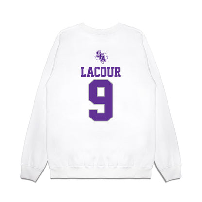 SFA - NCAA Softball : Aubrey LaCour - USA Premium Crewneck Sweatshirt-1