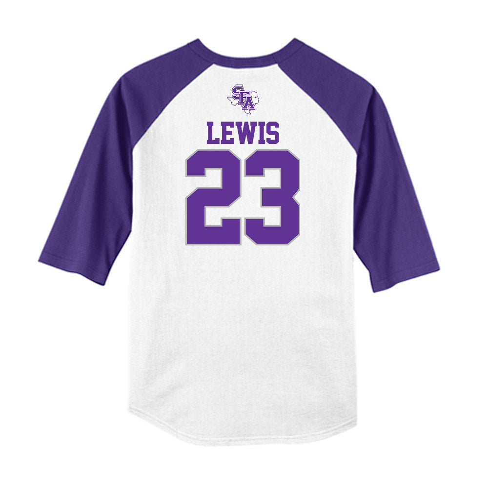 SFA - NCAA Softball : Gianna Lewis - USA Raglan Shirt-1