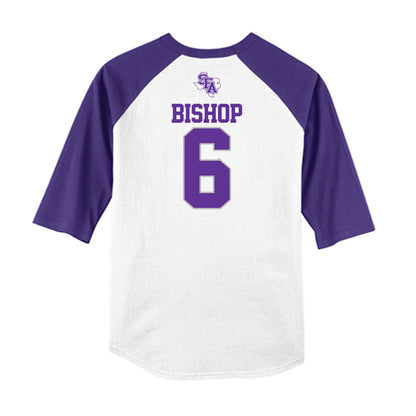 SFA - NCAA Softball : Kylie Bishop - USA Raglan Shirt-1