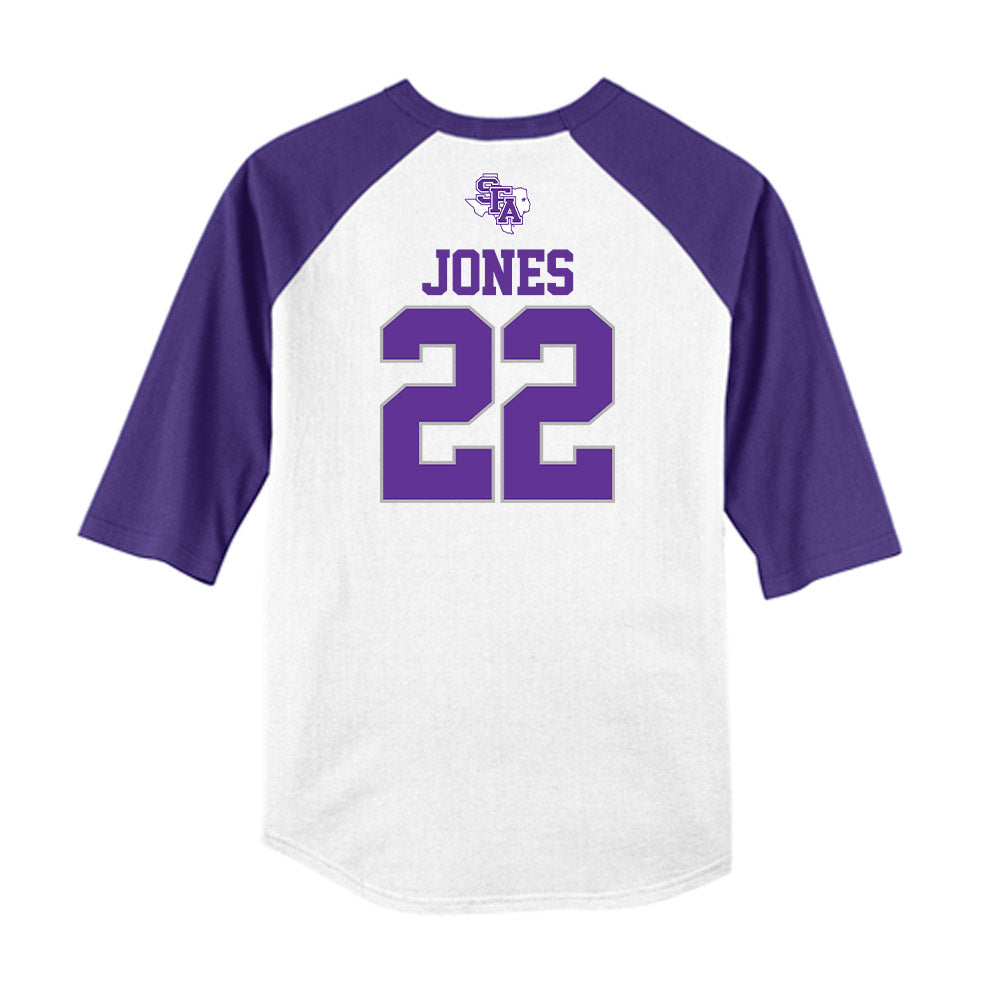 SFA - NCAA Softball : Malia Jones - USA Raglan Shirt-1