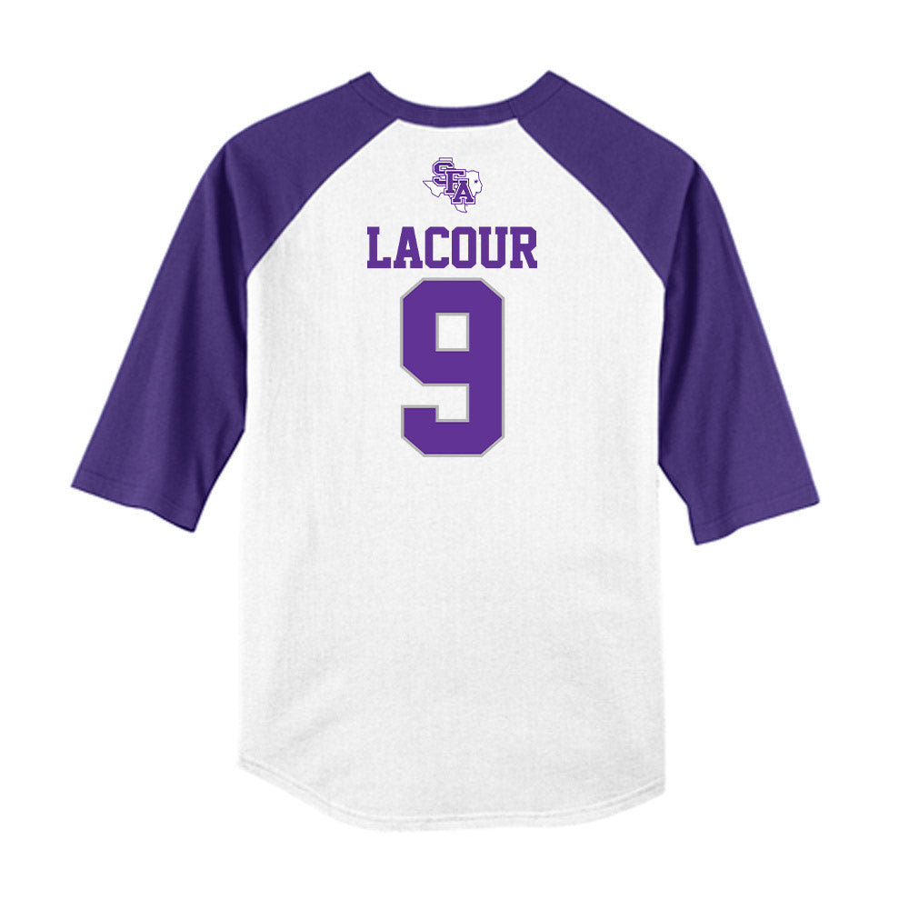 SFA - NCAA Softball : Aubrey LaCour - USA Raglan Shirt-1