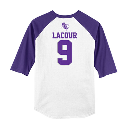 SFA - NCAA Softball : Aubrey LaCour - USA Raglan Shirt-1