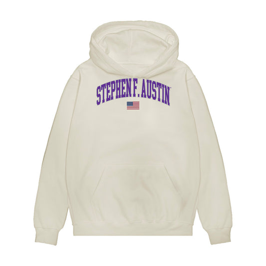 SFA - NCAA Softball : Malia Jones - USA Premium Hooded Sweatshirt-0