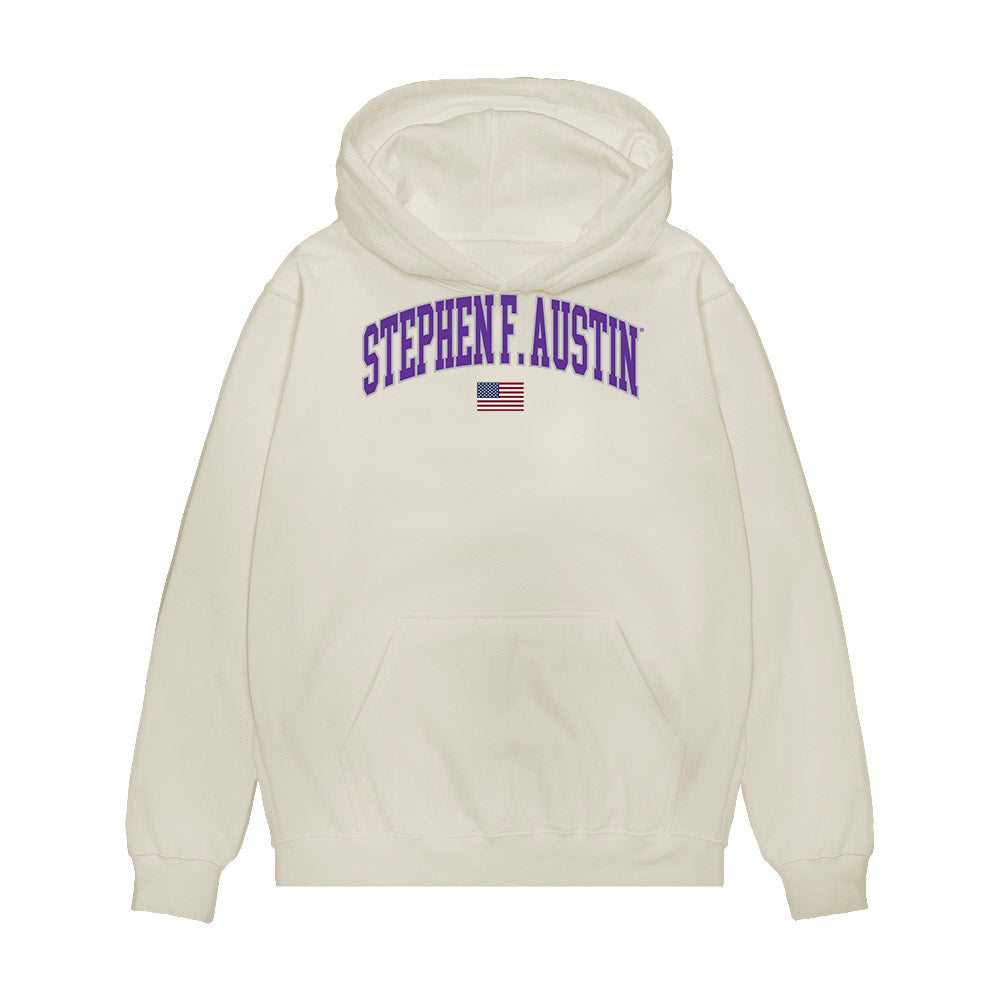 SFA - NCAA Softball : Aubrey LaCour - USA Premium Hooded Sweatshirt-0