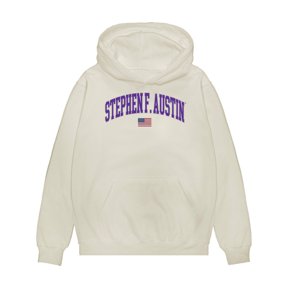 SFA - NCAA Softball : Kai Hudson - USA Premium Hooded Sweatshirt-0