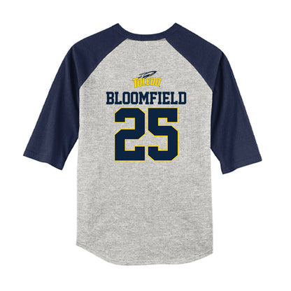 Toledo - NCAA Softball : Jenna Bloomfield - USA Youth Raglan T-Shirt-1