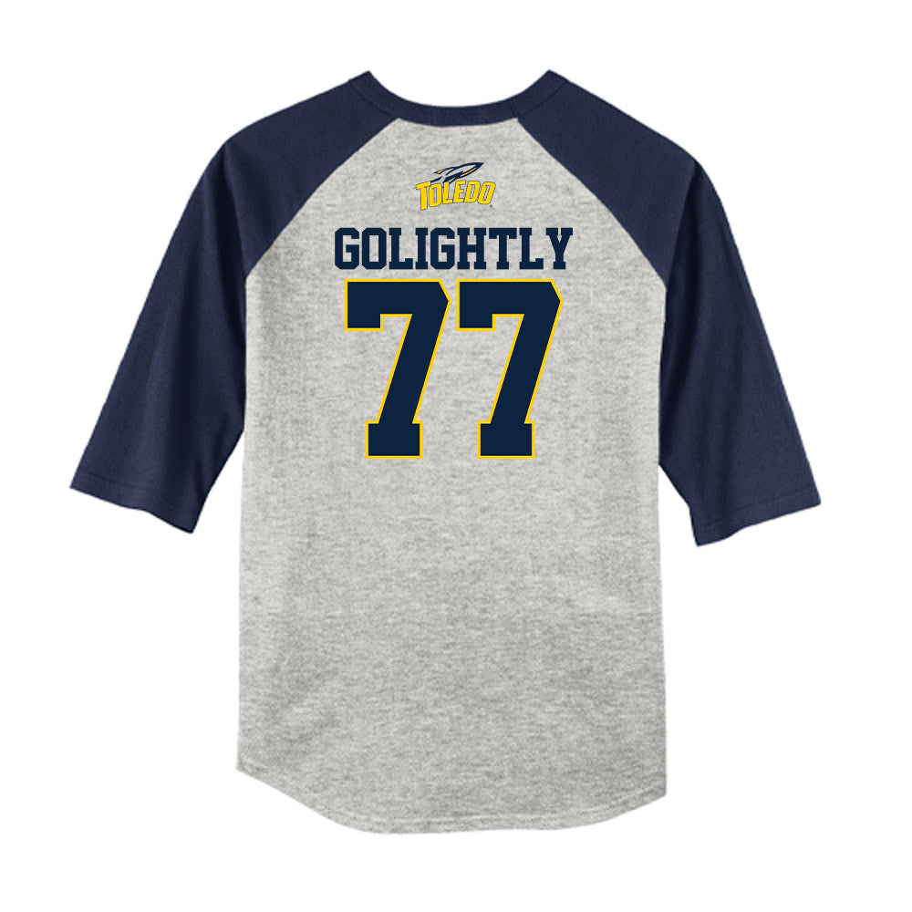 Toledo - NCAA Softball : Ava Golightly - USA Raglan Shirt-1