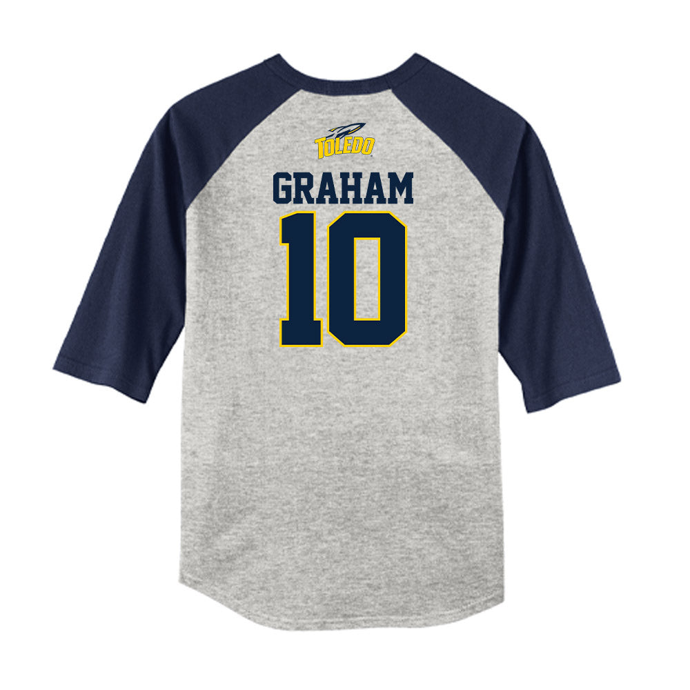 Toledo - NCAA Softball : Kylee Graham - USA Raglan Shirt-1
