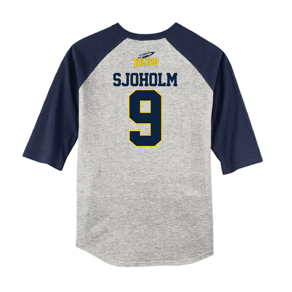 Toledo - NCAA Softball : Reis Sjoholm - USA Raglan Shirt-1