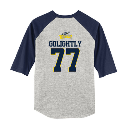 Toledo - NCAA Softball : Ava Golightly - USA Youth Raglan T-Shirt-1