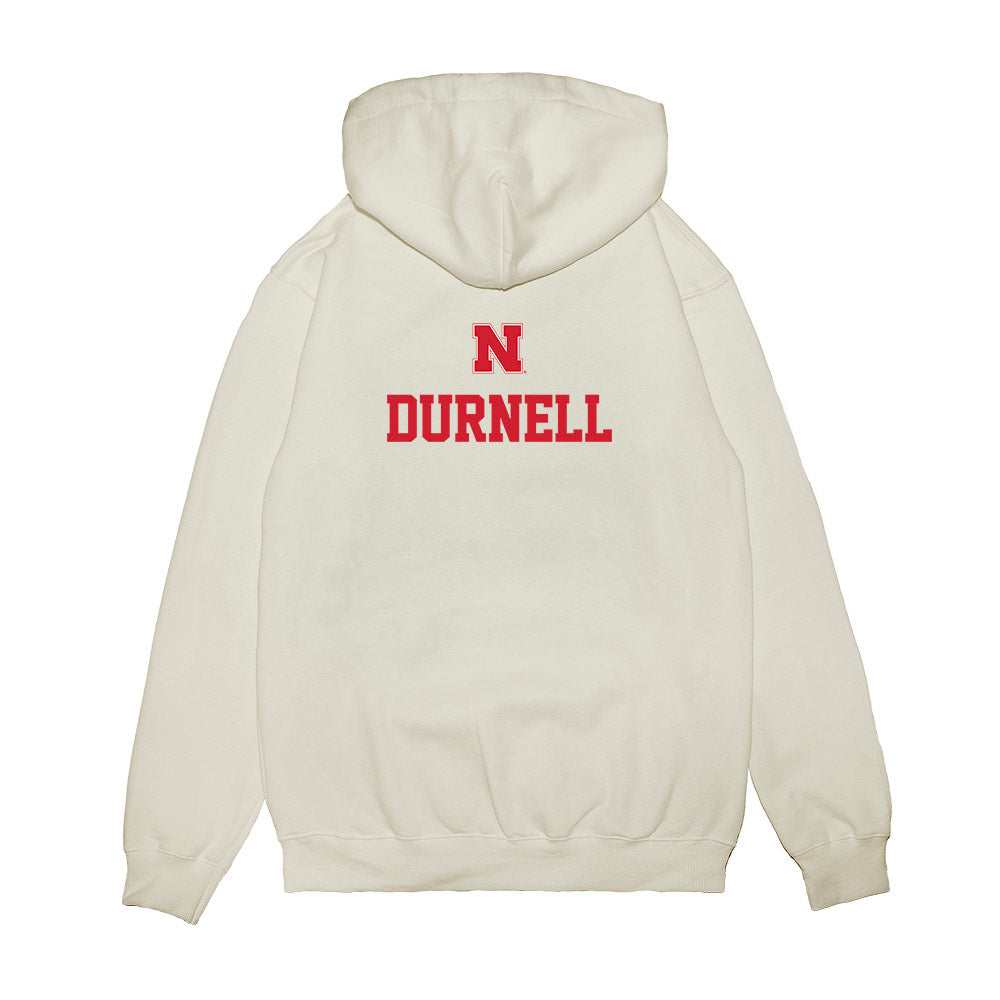 Nebraska - NCAA Softball : Alli Durnell - USA Premium Hooded Sweatshirt-1