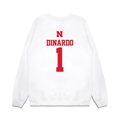 Nebraska - NCAA Softball : Olivia DiNardo - USA Premium Crewneck Sweatshirt-1