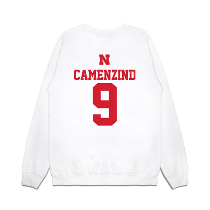 Nebraska - NCAA Softball : Hannah Camenzind - USA Premium Crewneck Sweatshirt-1