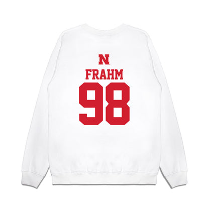 Nebraska - NCAA Softball : Jordyn Frahm - USA Premium Crewneck Sweatshirt-1