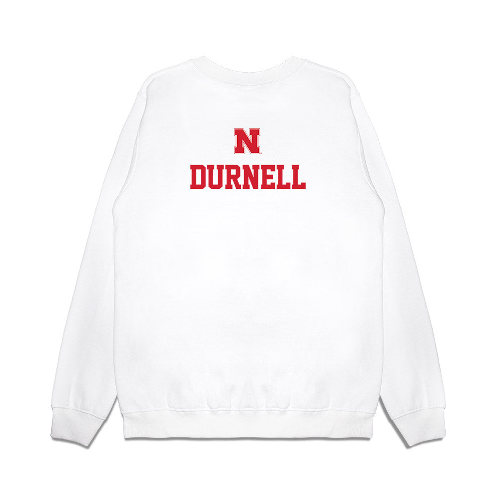 Nebraska - NCAA Softball : Alli Durnell - USA Premium Crewneck Sweatshirt-1