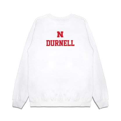 Nebraska - NCAA Softball : Alli Durnell - USA Premium Crewneck Sweatshirt-1