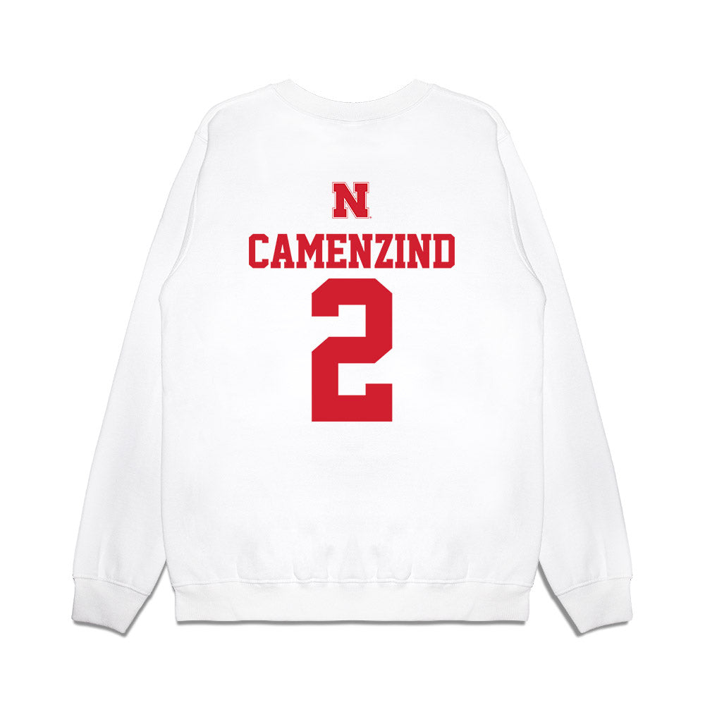 Nebraska - NCAA Softball : Lauren Camenzind - USA Premium Crewneck Sweatshirt-1