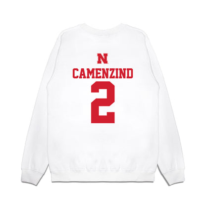Nebraska - NCAA Softball : Lauren Camenzind - USA Premium Crewneck Sweatshirt-1