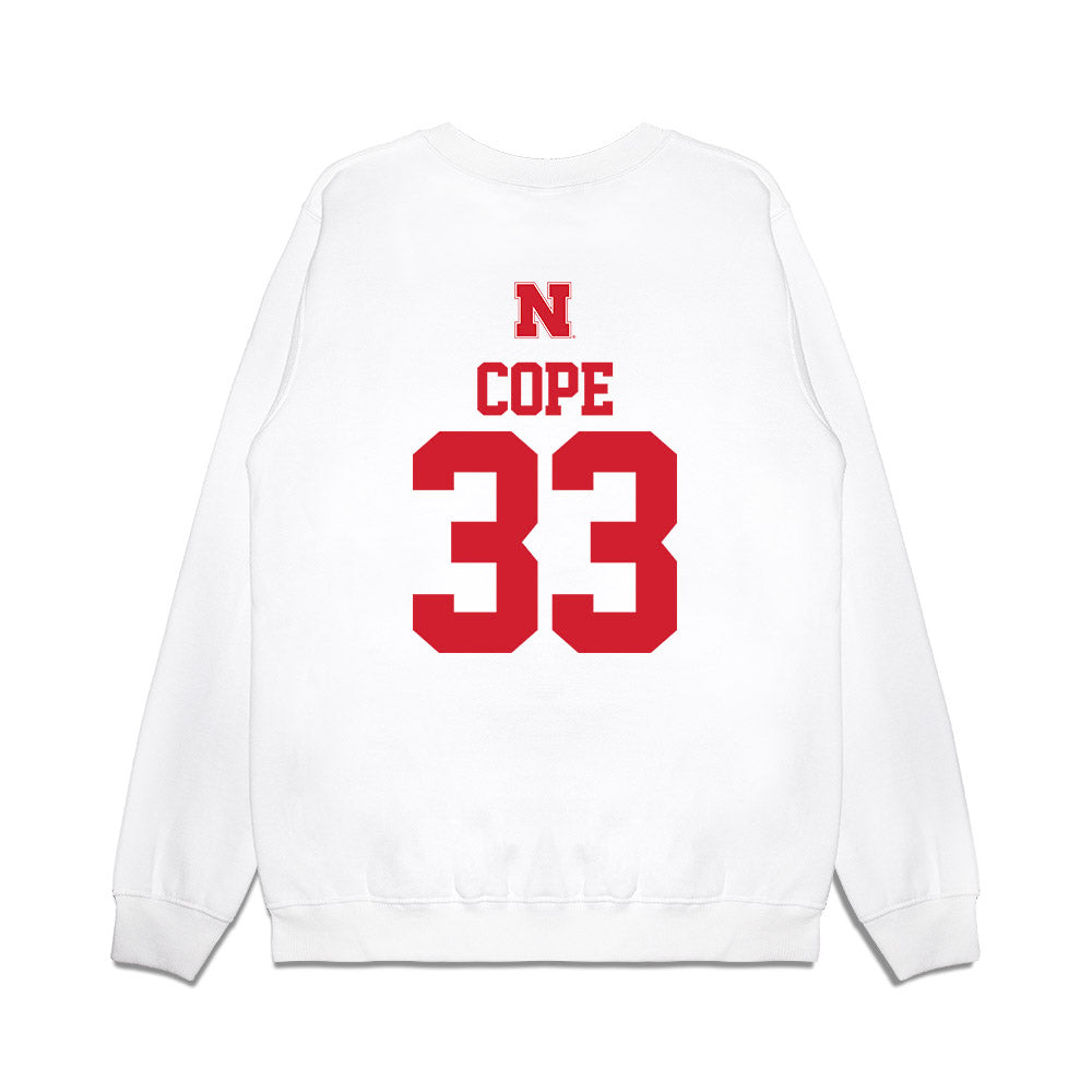 Nebraska - NCAA Softball : Emmerson Cope - USA Premium Crewneck Sweatshirt-1