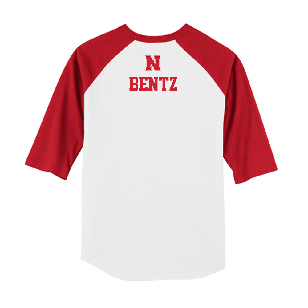 Nebraska - NCAA Softball : Cali Bentz - USA Raglan Shirt-1